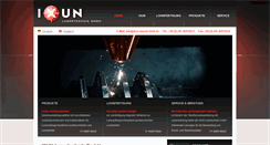 Desktop Screenshot of ixun-lasertechnik.de